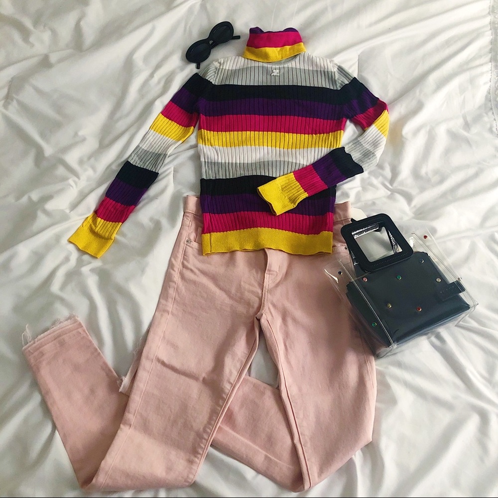 NWT $160 Current/Elliott pink skinny  jeans